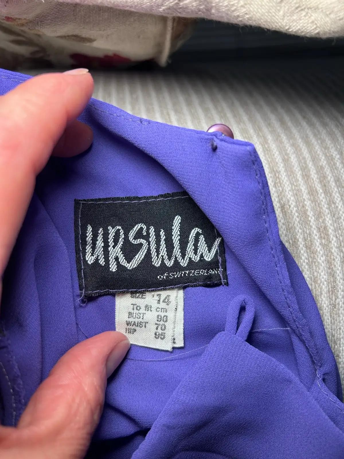 Vintage 1990’s Purple cocktail dress – photo 7