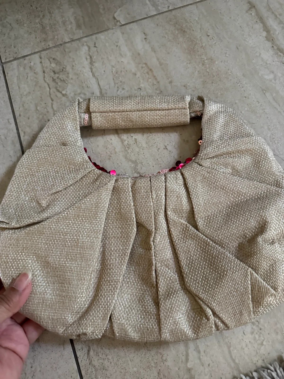 Embroidery sequin clutch — photo 4