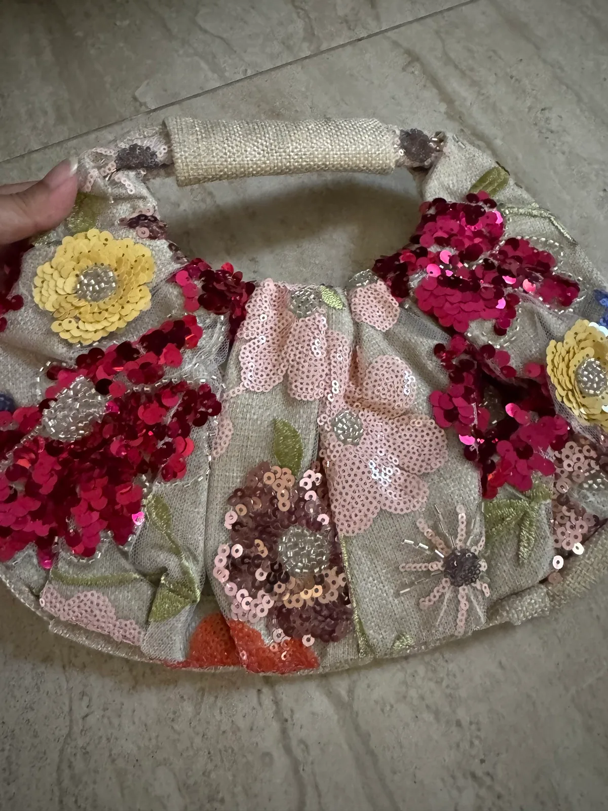 Embroidery sequin clutch — photo 6