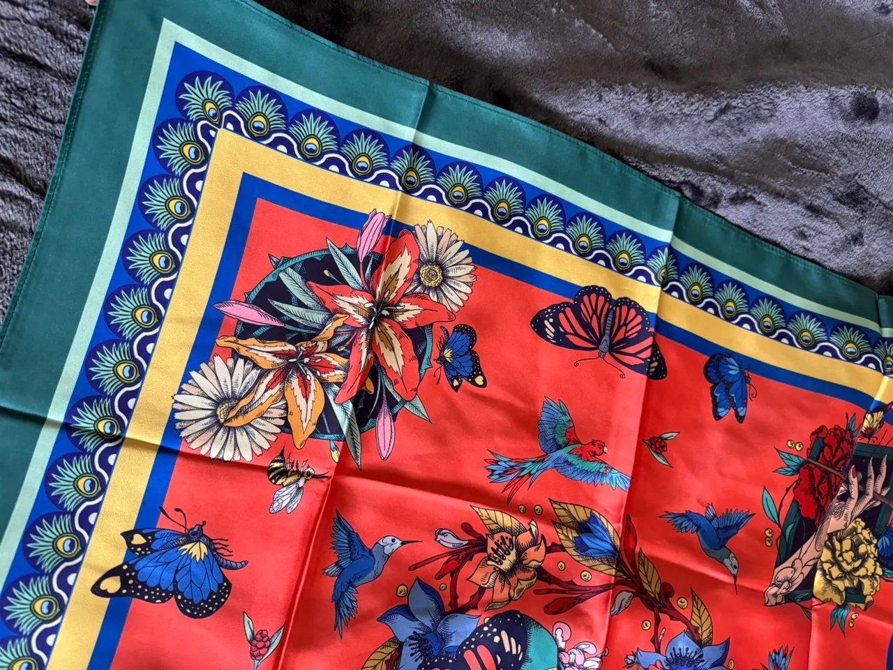 Frida Kahlo Silk Scarf — photo 5