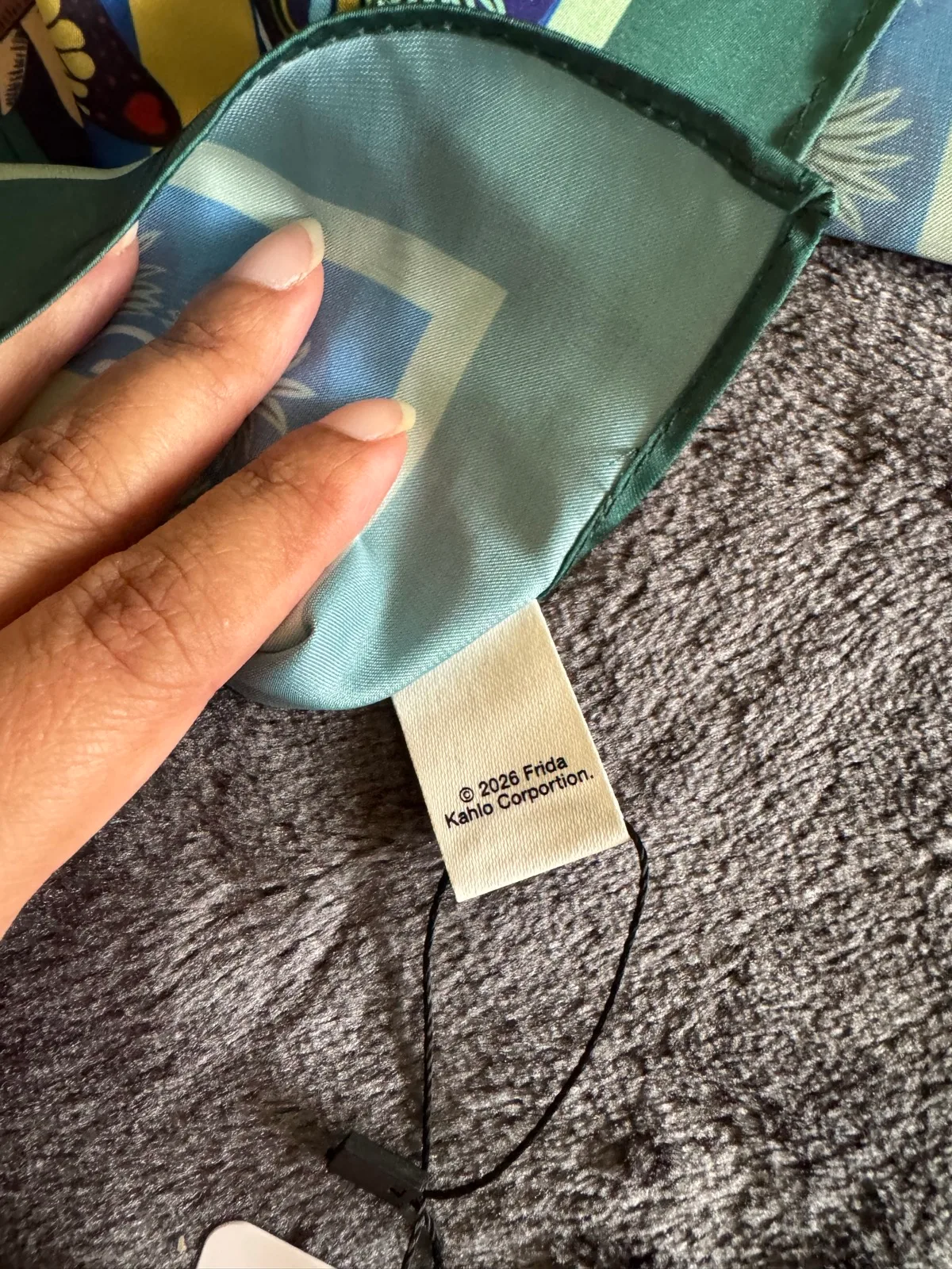 Frida Kahlo Silk Scarf — photo 4