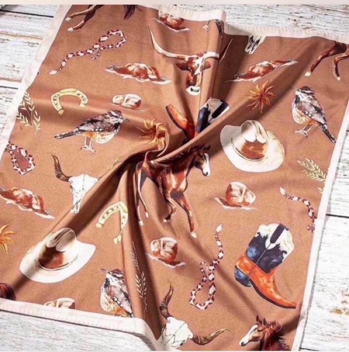 Horse print scarf — photo 2