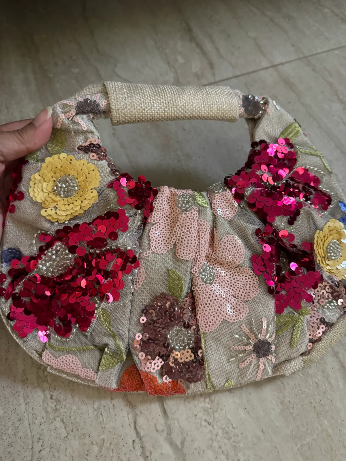Embroidery sequin clutch — photo 2