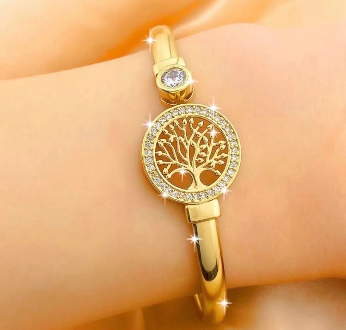Tree of life crystal bracelet — photo 2