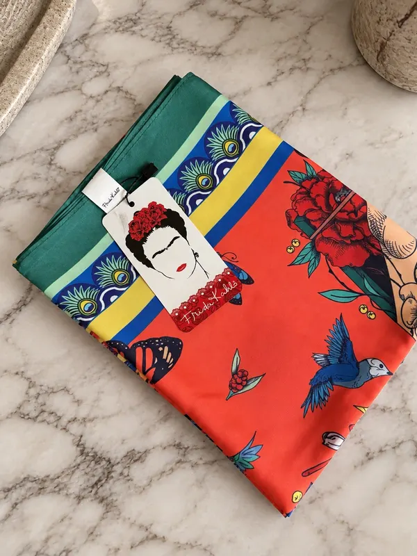 Frida Kahlo Silk Scarf
