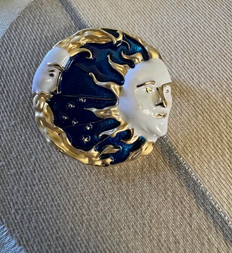 Sun & Moon Brooch — photo 3