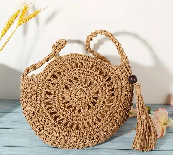 Handbag new straw crossbody