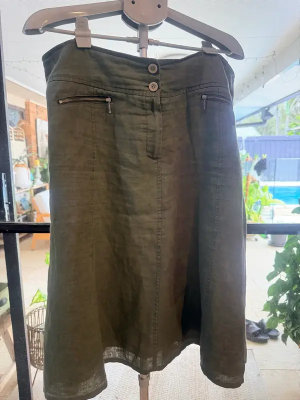 Linen skirt W-lane size 20