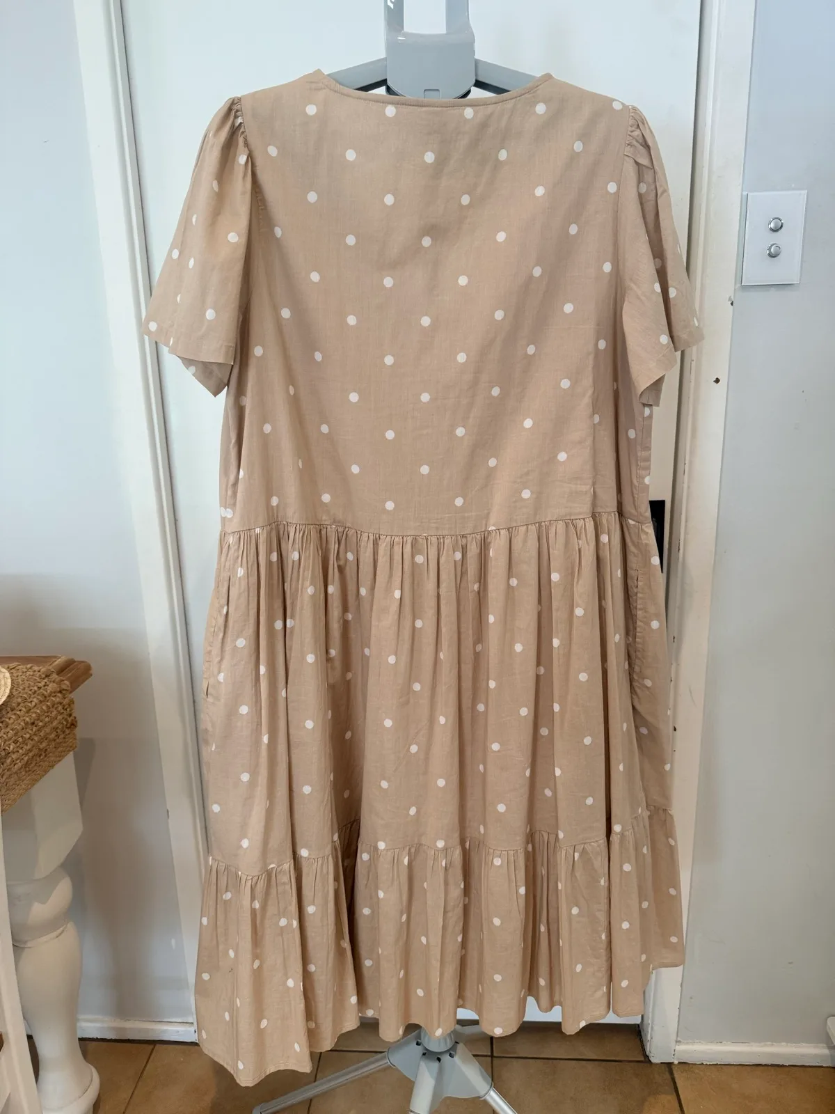 Polka Dots size 16 midi tiered dress Anko – photo 4