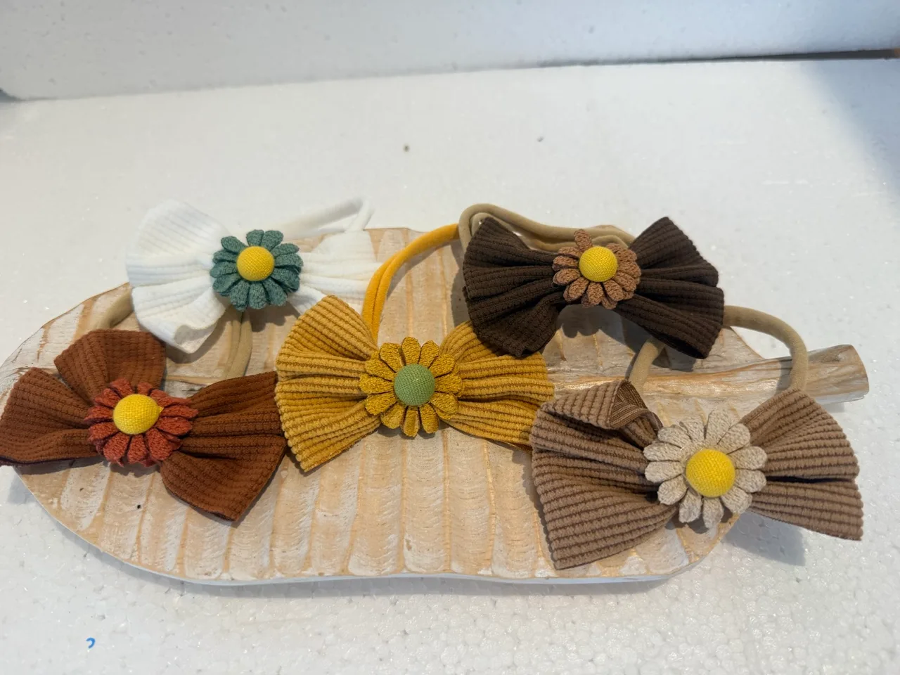 Set of 5 new head bands with bows – photo 2
