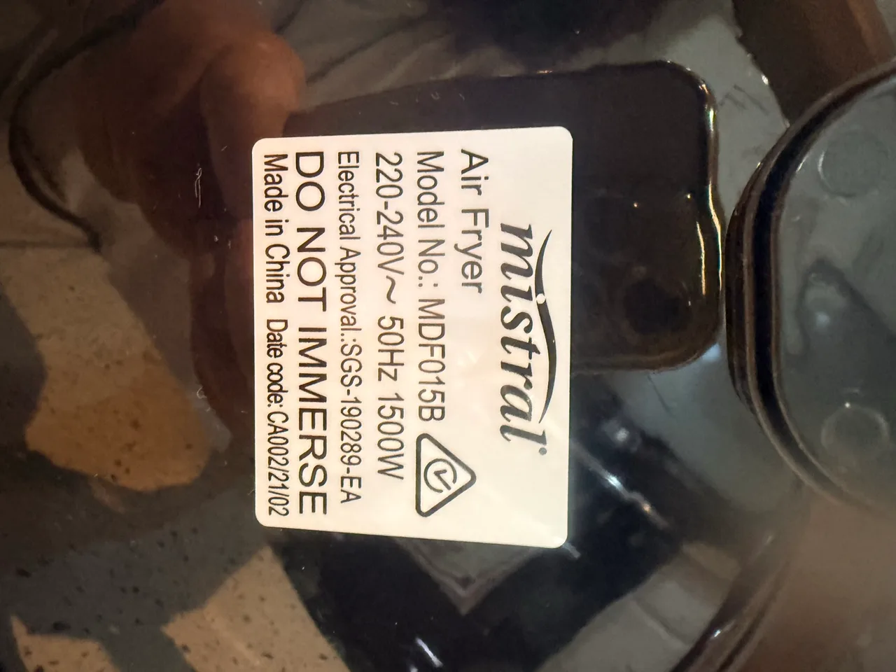 Air fryer Mistral MDF015B – photo 5
