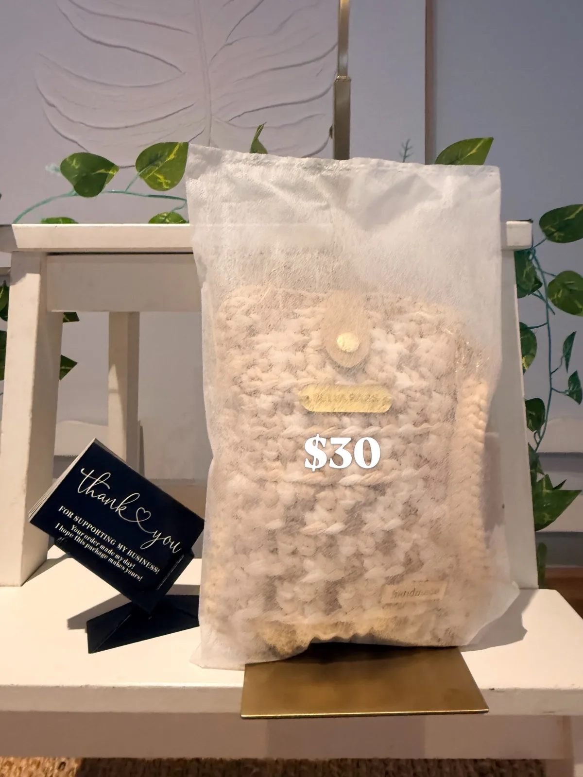 New crochet tote bag small handmade — photo 7