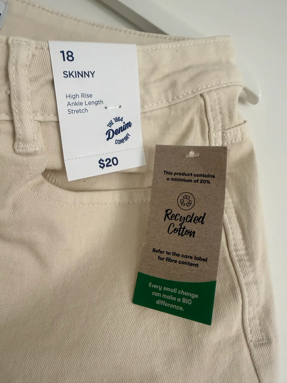 New The Dennim company Skinny legs stretch jeans size 18 — photo 3