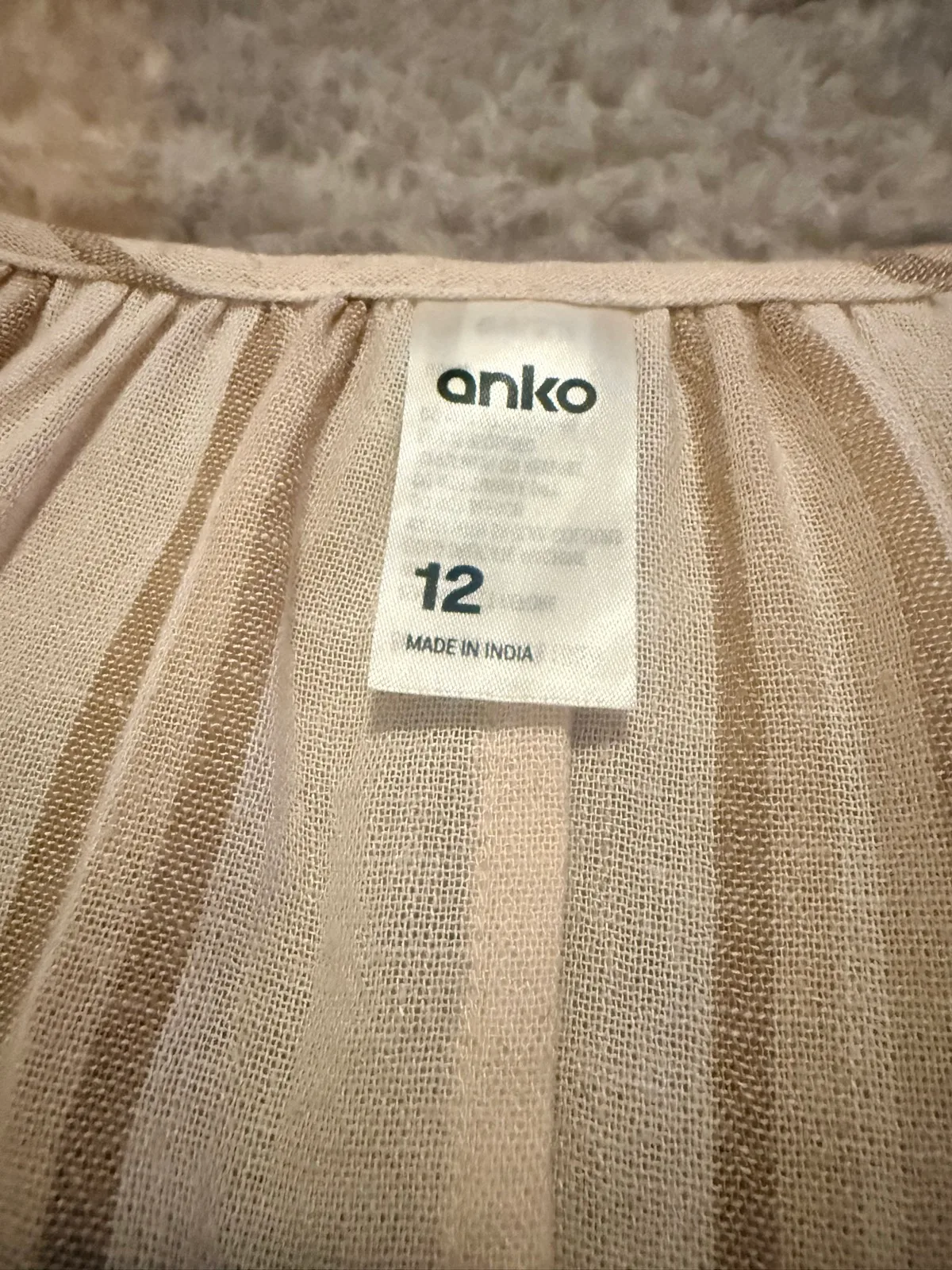 New dress striped balloon sleeves — photo 3