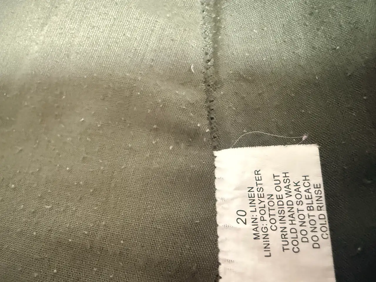 Linen skirt W-lane size 20 – photo 5