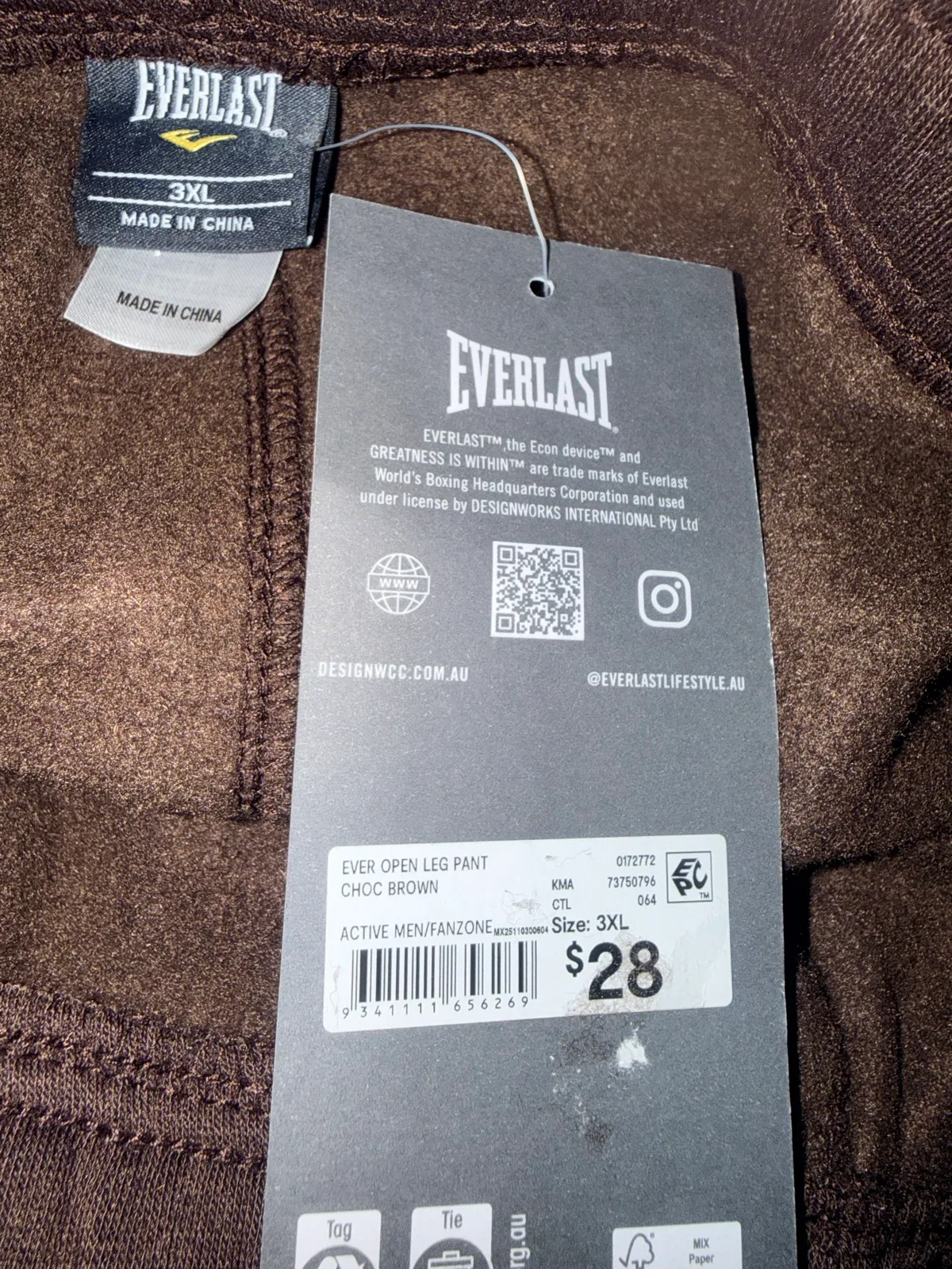 New men 3xl trackpants Everlast – photo 3
