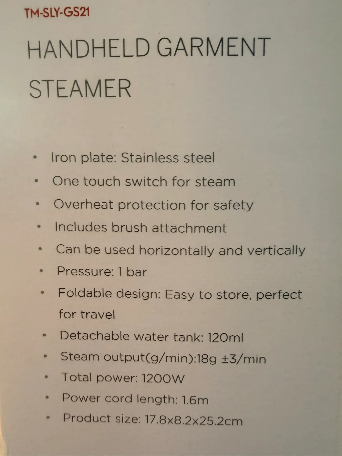 Handheld Garment Steamer new — photo 4