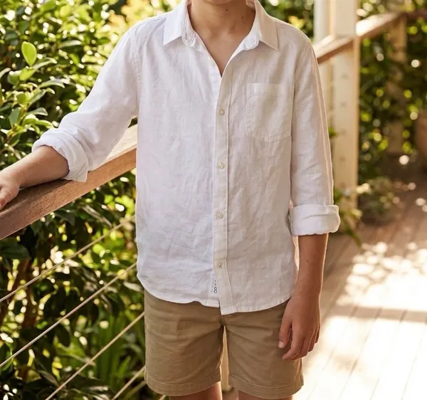 Country Road linen shirt size 10 kids