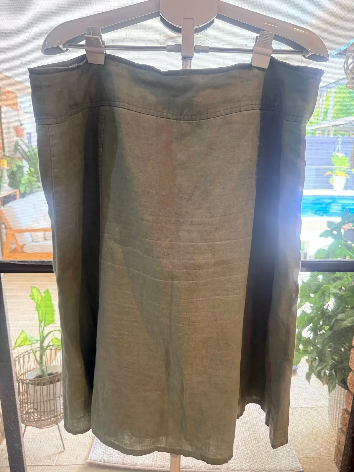 Linen skirt W-lane size 20 – photo 2
