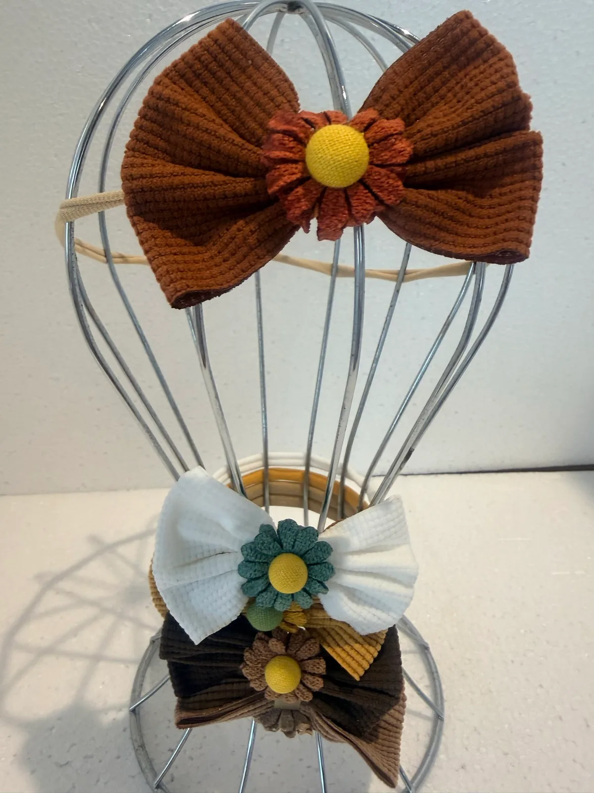 Set of 5 new head bands with bows – photo 3