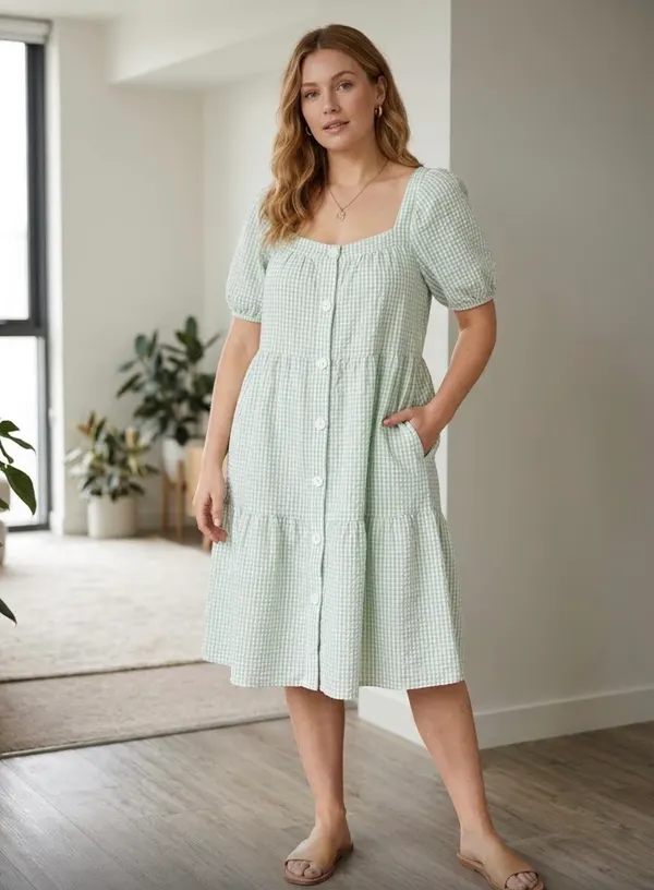Dress tiered s16