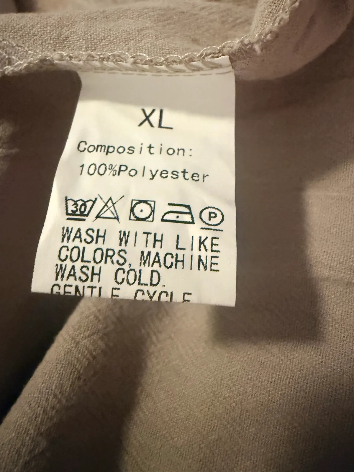 Long top khaki size XL — photo 3