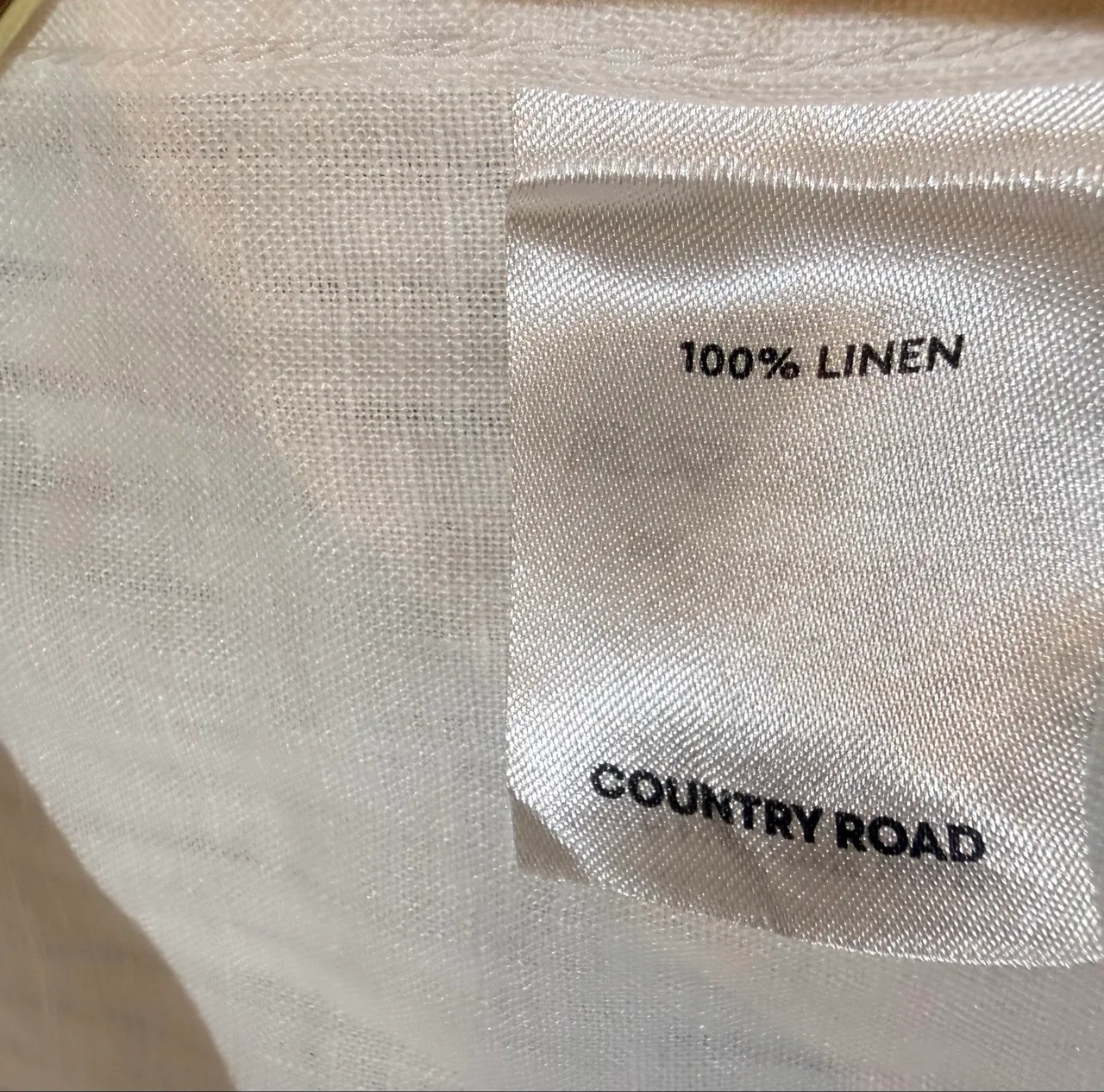 Country Road linen shirt size 10 kids – photo 3
