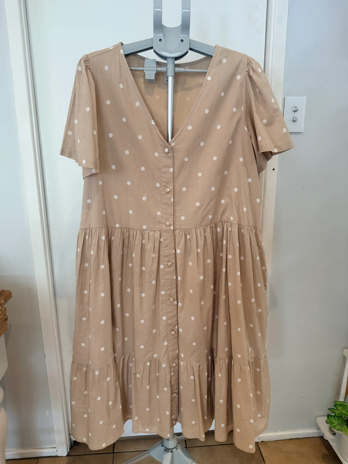 Polka Dots size 16 midi tiered dress Anko – photo 3