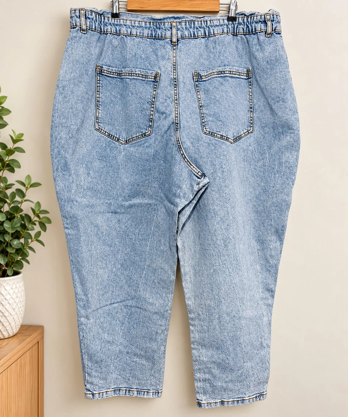 Ladies Breakers plus size blue denim jeans - Size 26 – photo 5
