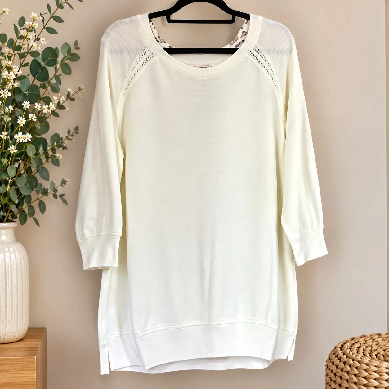 Cream Urban Jumper with cross over feature size XL – photo 2