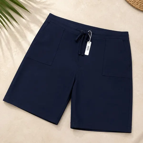 Brand new with tags Navy blue cotton shorts - Size 24