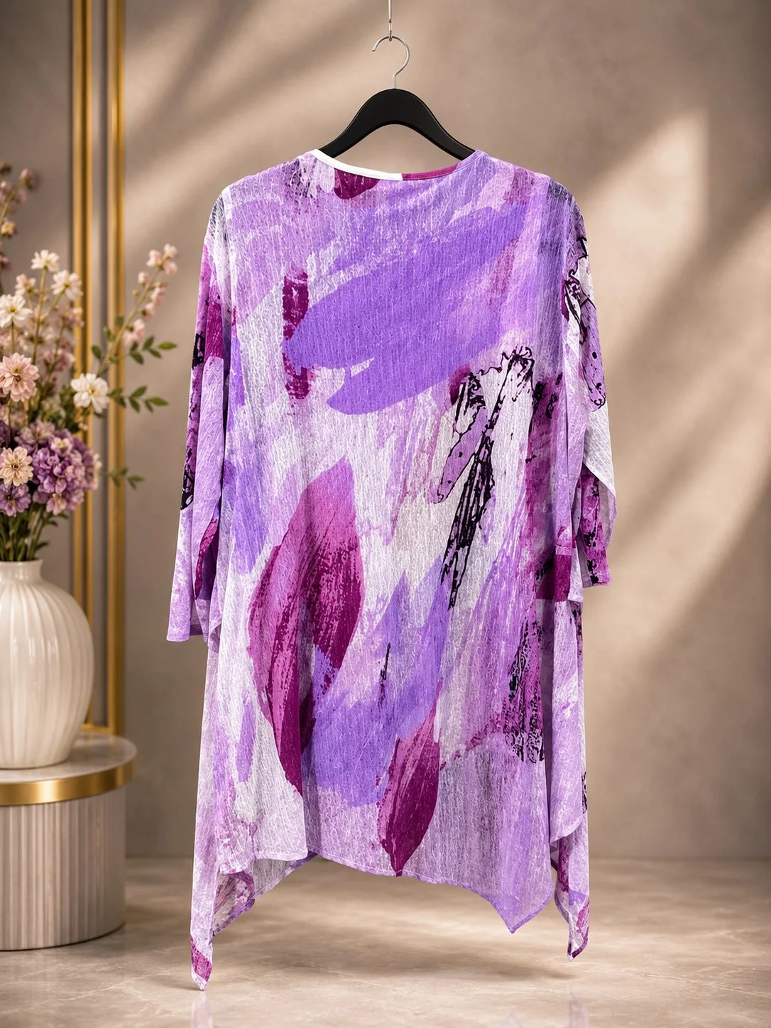 TS Tunic top with overlay fully lined - Size Small — photo 6