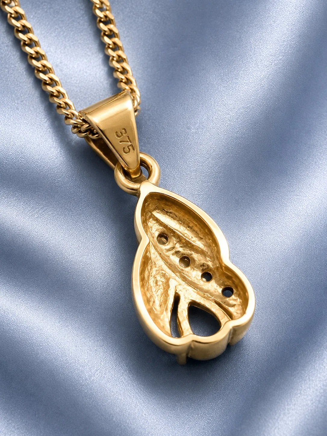 9kt emerald & gold necklace — photo 4