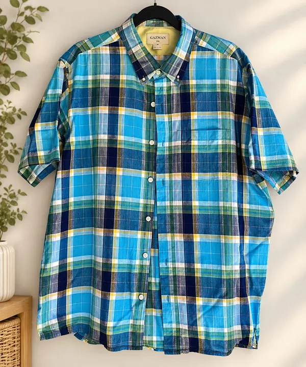 Men’s Multicoloured Striped  Cotton Shirt by G & M size XL