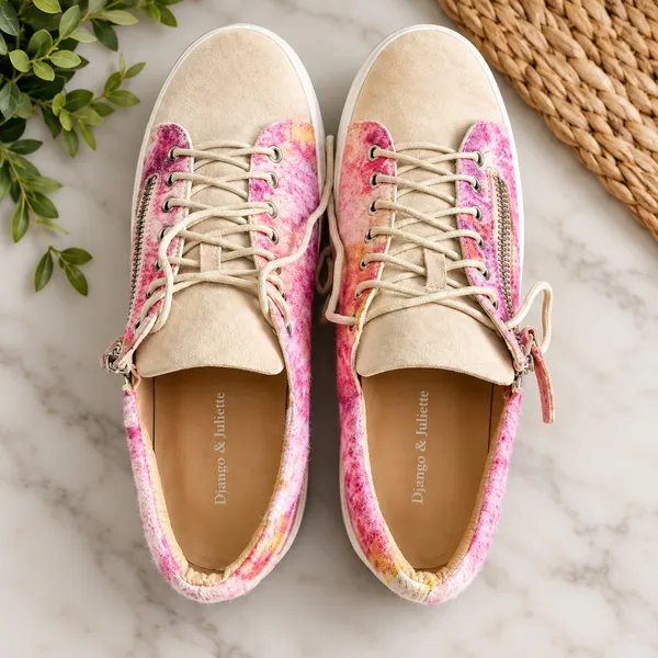 Django & Juliette leather sneakers, size 37 eu