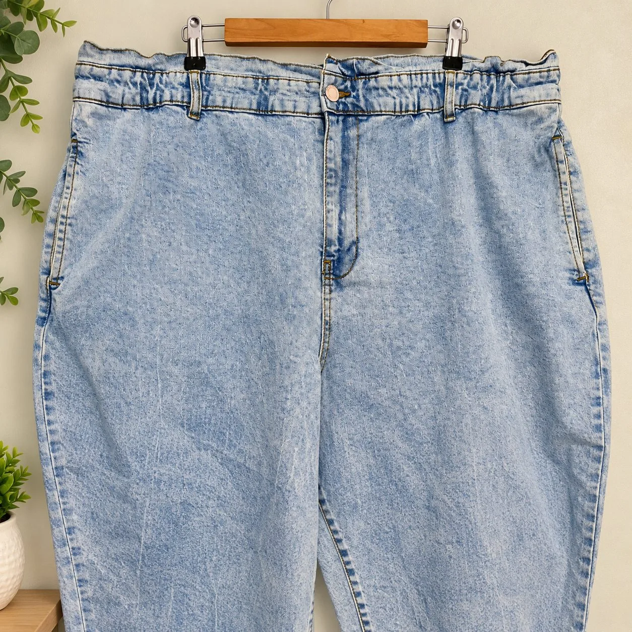 Ladies Breakers plus size blue denim jeans - Size 26 – photo 2