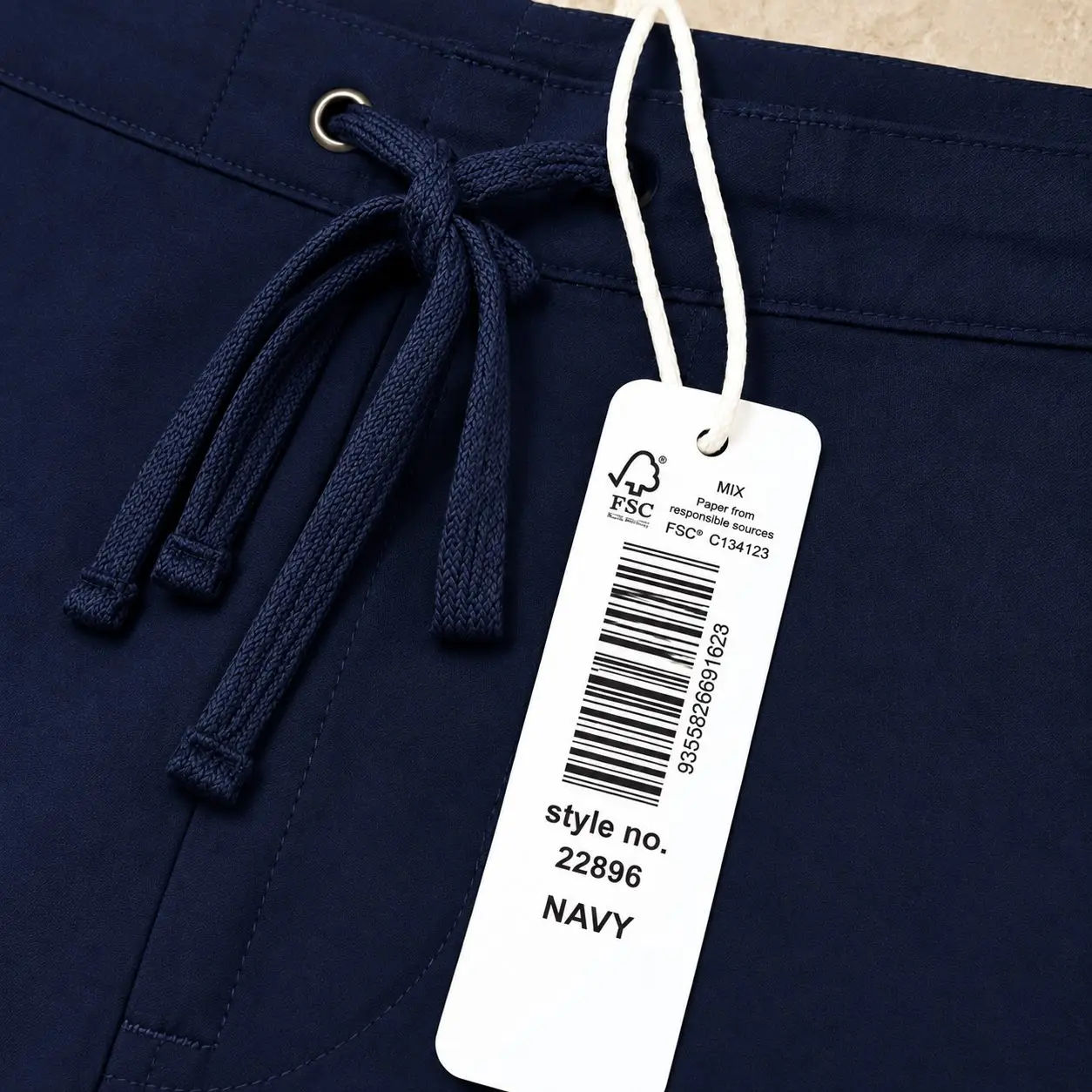 Brand new with tags Navy blue cotton shorts - Size 24 – photo 2