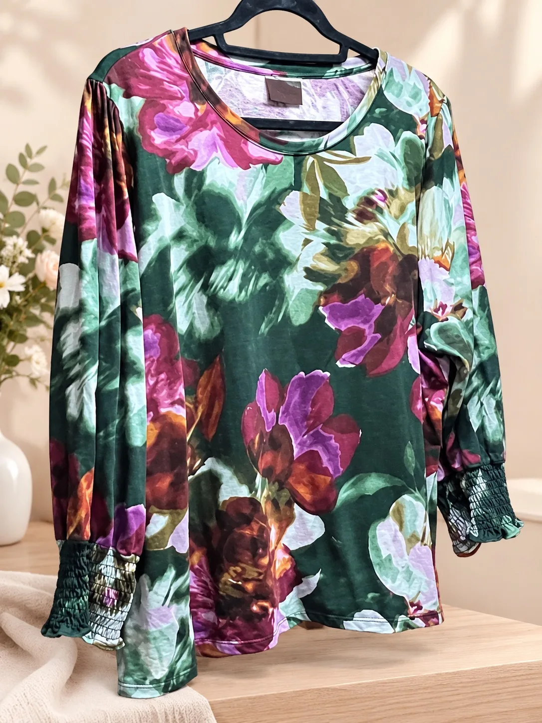 Sussan floral long sleeve top- size XXXL — photo 2