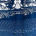 DWIJ boho tunic top/ dress  100% cotton in blue tones and white - Size 12 – photo 3