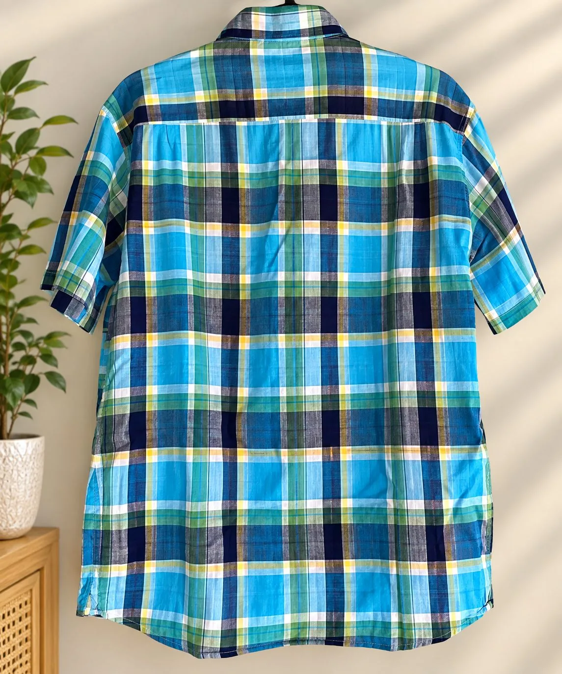 Men’s Multicoloured Striped  Cotton Shirt by G & M size XL – photo 3