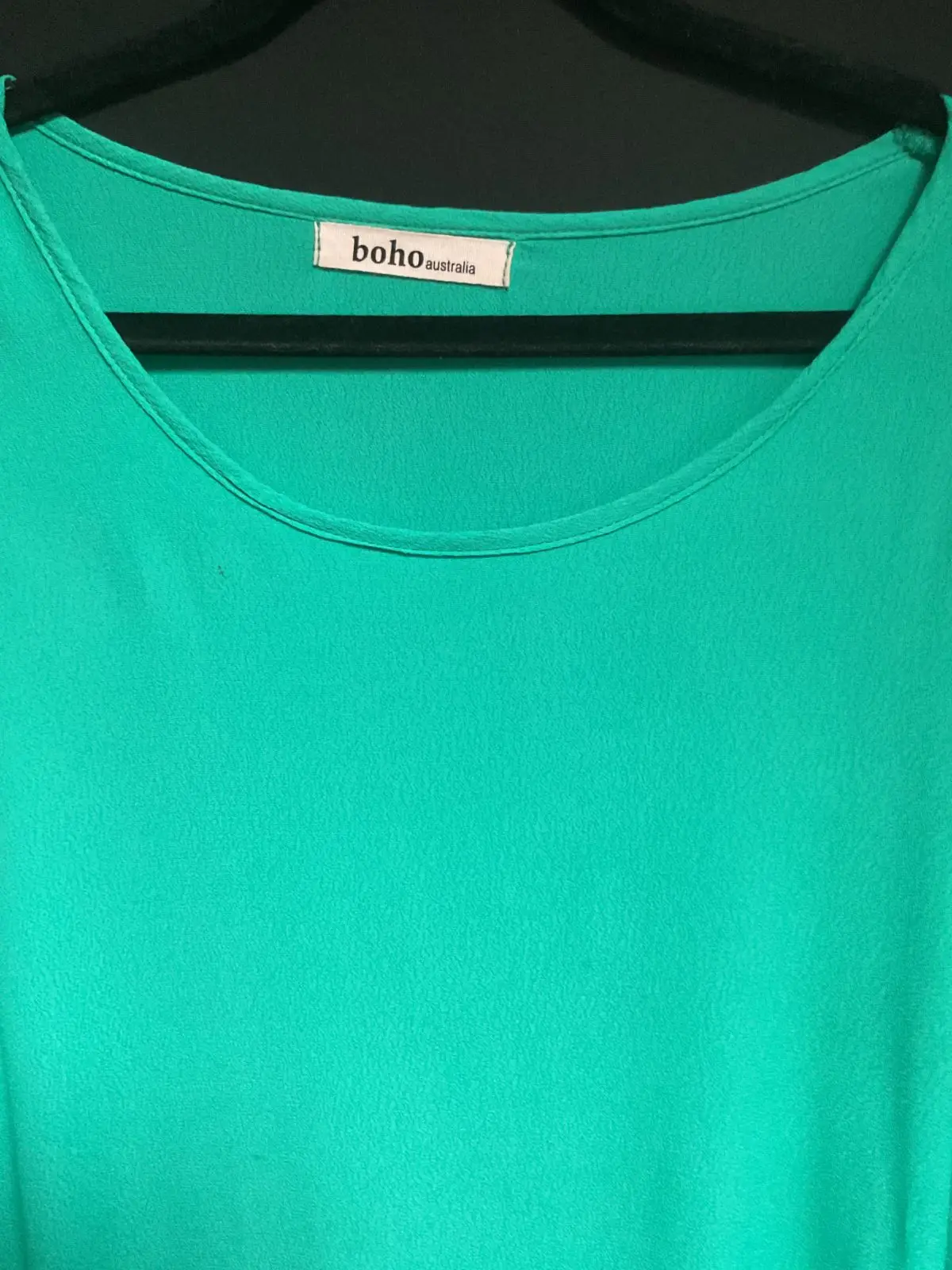 Boho Australia green kaftan one size top – photo 4