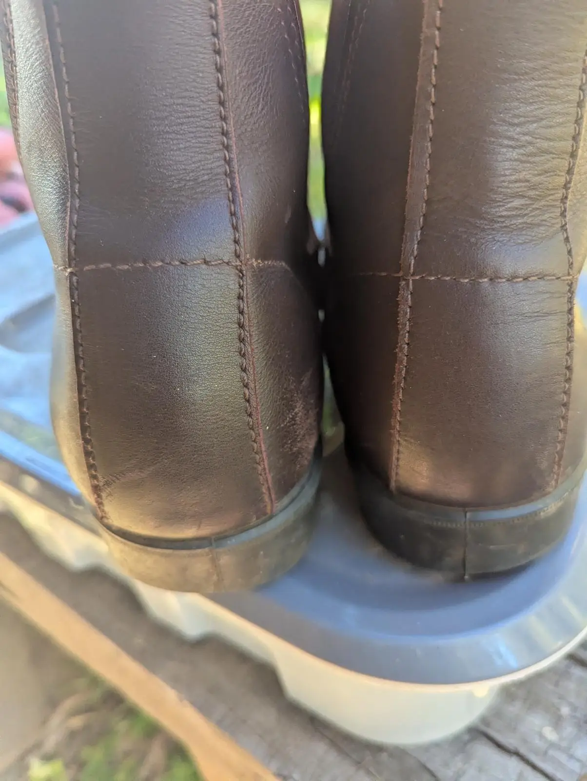 Rossiter Rossi leather boots sz 10 1/2 – photo 3