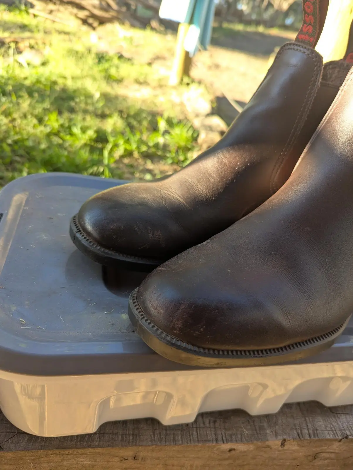 Rossiter Rossi leather boots sz 10 1/2 – photo 5