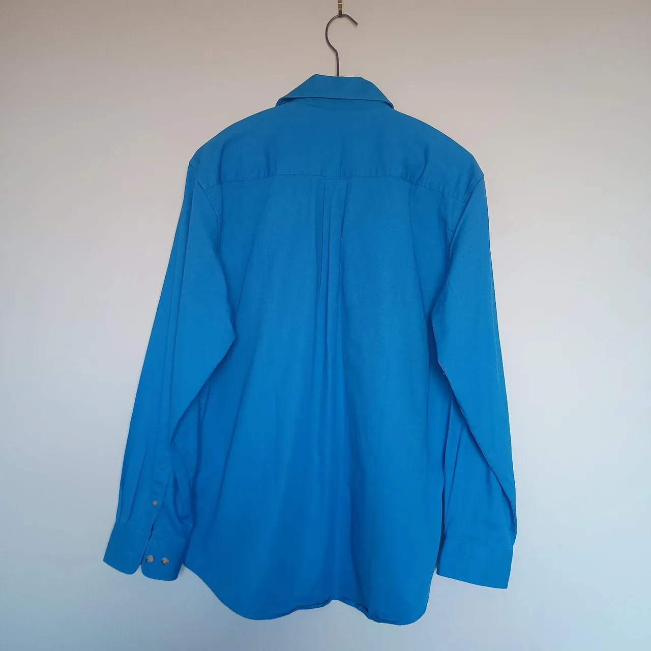 Burke & Wills Australia Blue Half-Button Work Shirt — photo 2