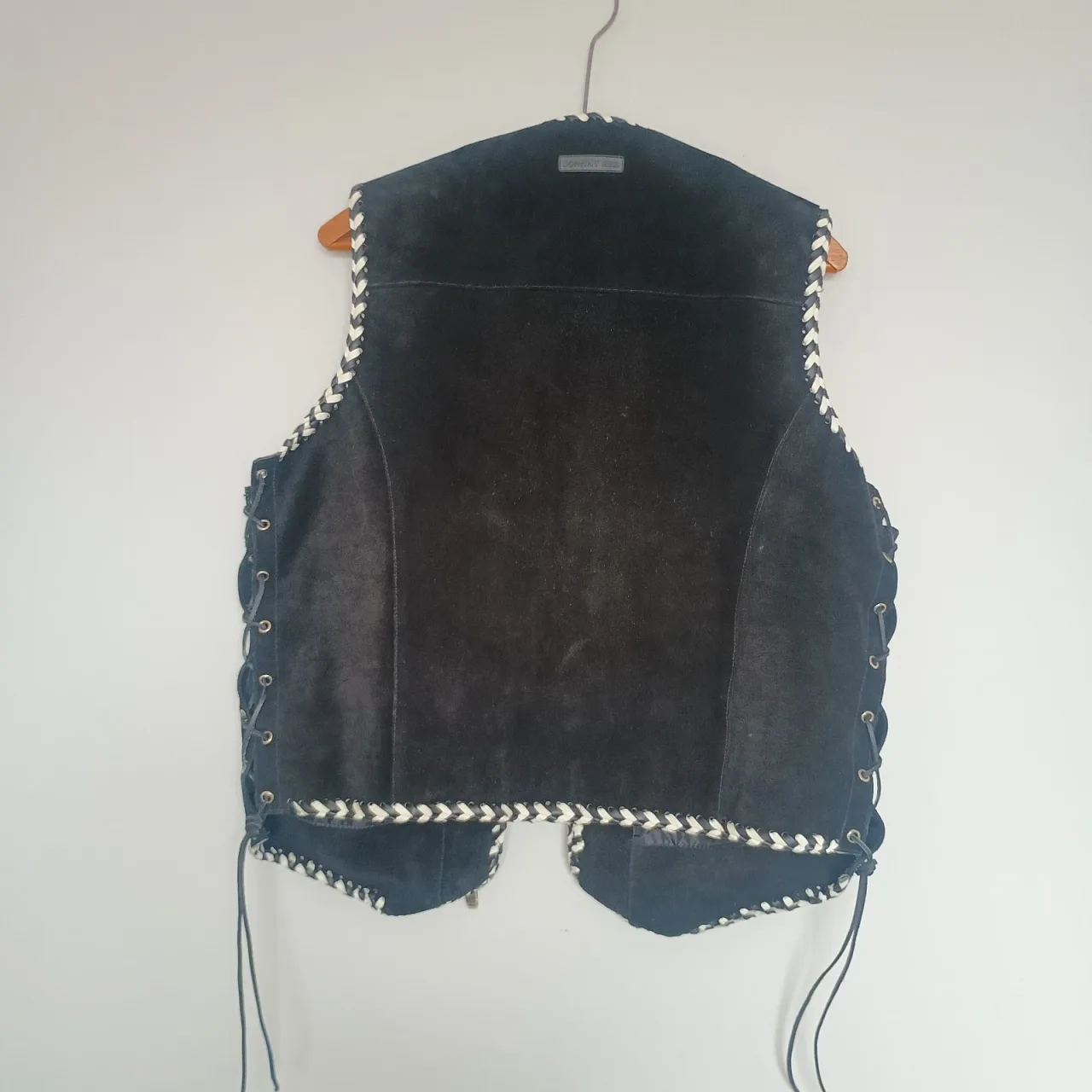 Johnny Reb 'Springbrook' Suede Motorcycle Vest - Size L – photo 2