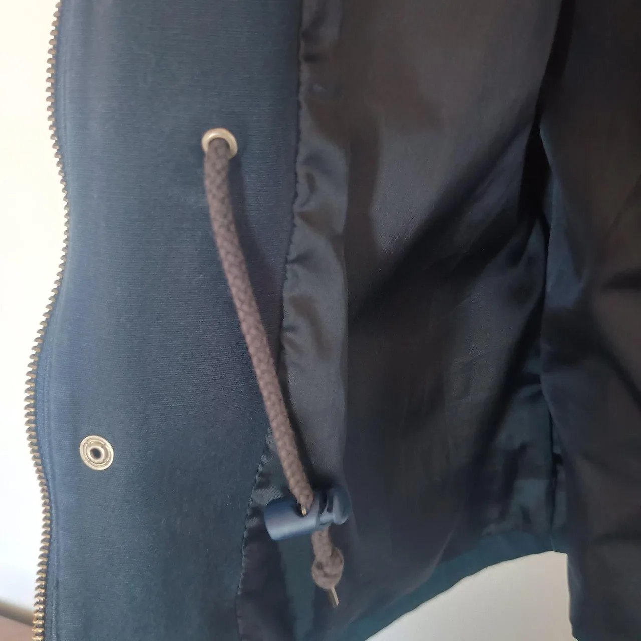 Jack London Navy Blue Hooded Parka Jacket Size L — photo 7