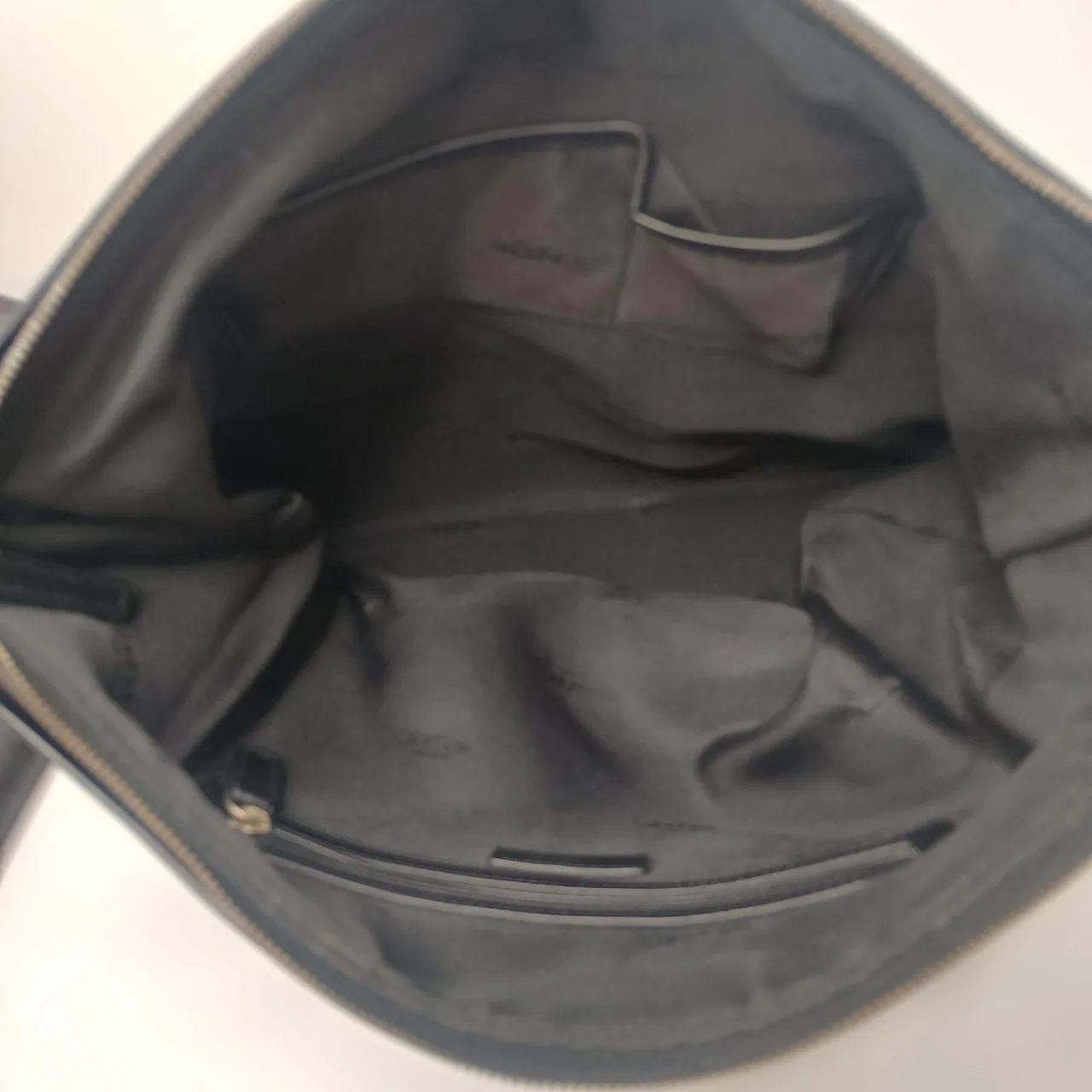 Calvin Klein Collection Black Nylon & Leather Crossbody Bag (w/ Dust Bag) – photo 9
