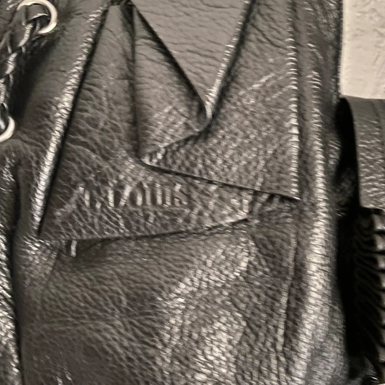 Leather Y2K style hobo bag — photo 5