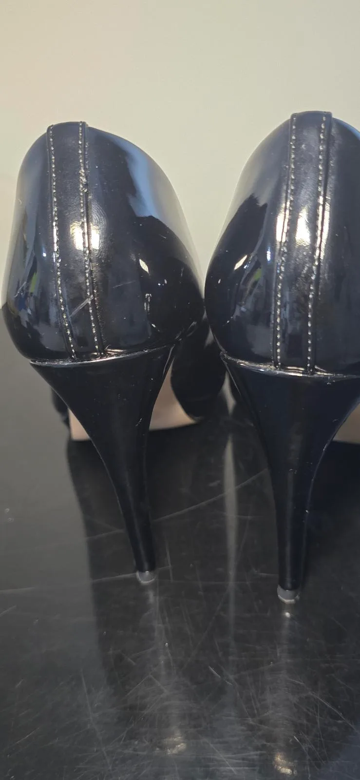 Black Patent High Heel Pumps Elegant Classic Court Shoes – photo 6