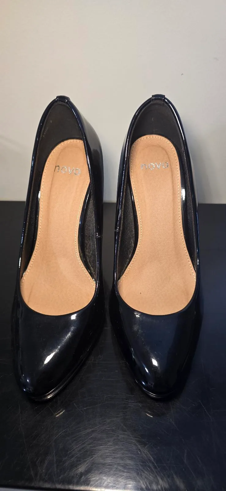 Black Patent High Heel Pumps Elegant Classic Court Shoes – photo 3